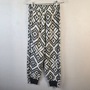 Free People Jacquard Joggers Women's XS Where the Wind Blows Athleisure Boho